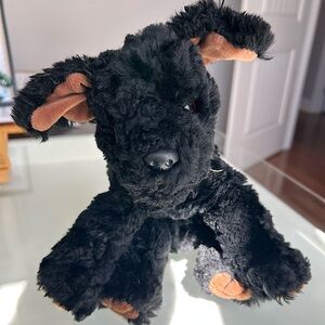 TY Puppy Dog 1996 Plush Brown Black Vintage